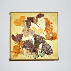 Golden Tropical flowers new contemporary decor